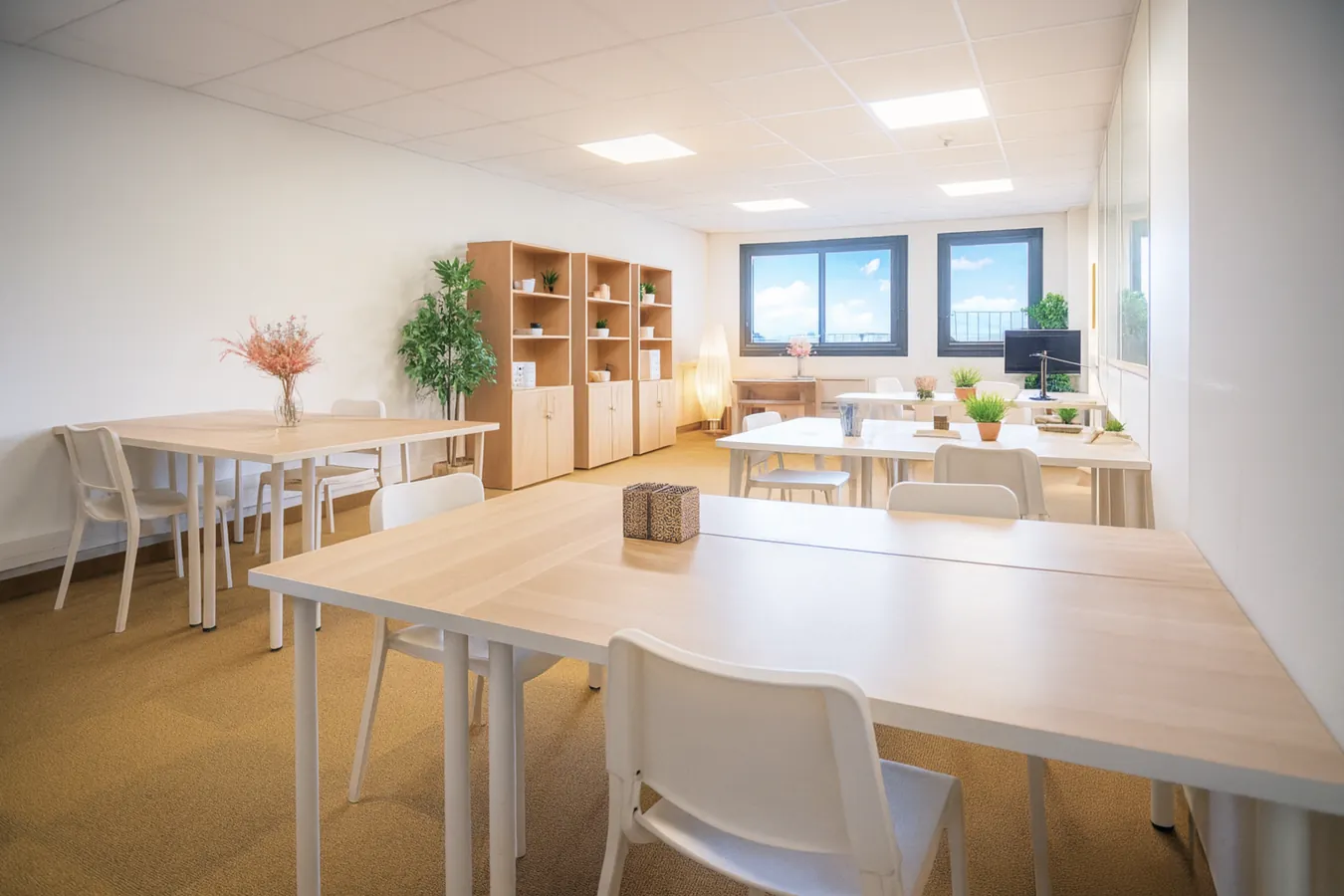 Grand bureau équipé, Espace Entreprise Garosud Montpellier